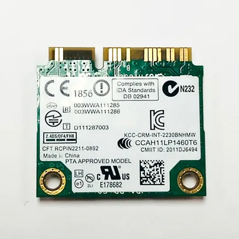 Мини карта pcie для 300 Мбит/с Wi Fi + BT 4 0 Intel mediino wireless N 2230 2230BNHMW Беспроводной Bluetooth dell asus