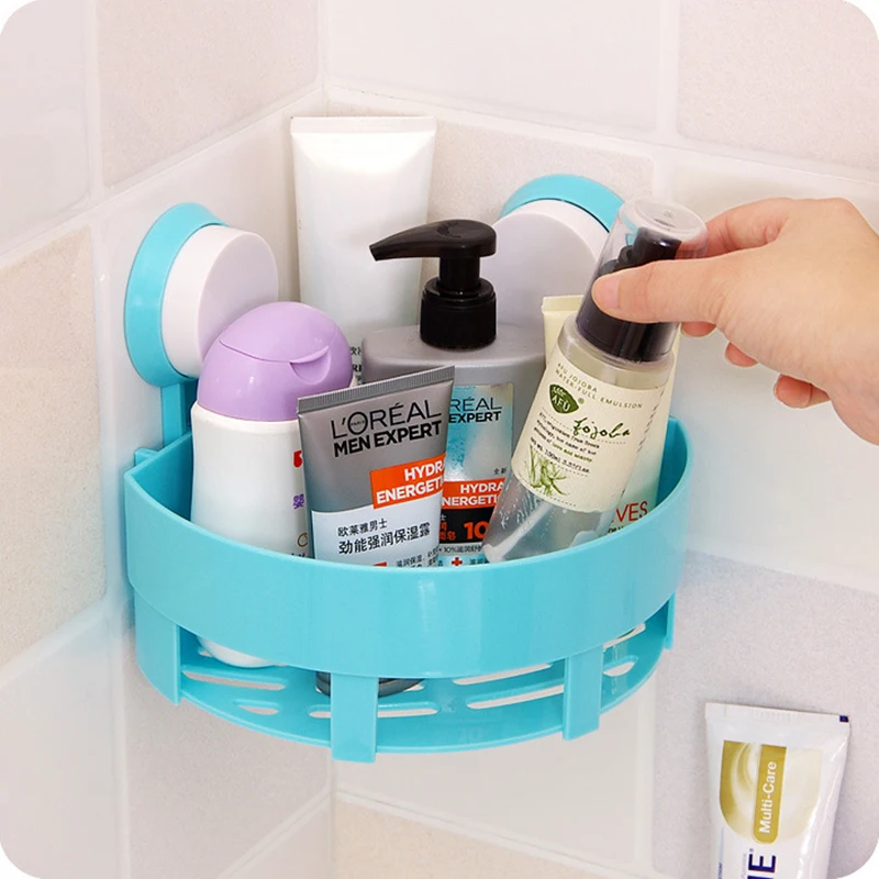 

Plastic Storage Rack Organizer Shower Shelf Bathroom Corner Shower Holder Makeup Storage Organizer Toiletries Storage Rack Shelf