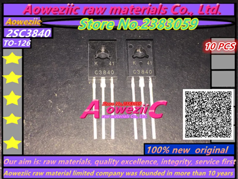 Aoweziic 100% new original 2SC3840 C3840 TO-126 Triode 600V 1A 15W | Электронные компоненты и принадлежности
