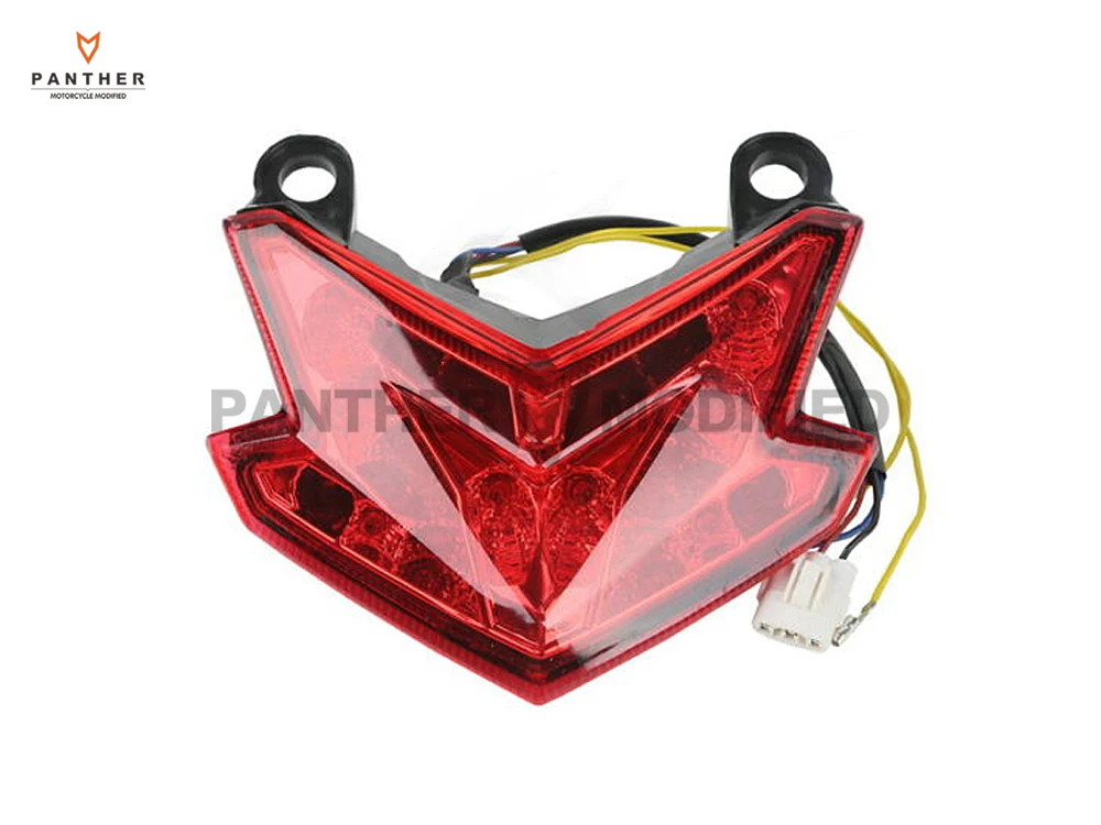 

1 Pcs Red Motorcycle LED Turn Signal Taillight Moto Rear Turning Lgith case for Kawasaki Z800 ZX6R 636 2013 2014 2015