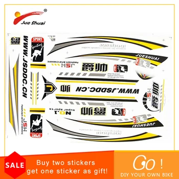 

JS Chosen One Bicycle Stickers 44cm*36cm PVC Brand New Bike Decal Frame Wheelset Fork Tape Protector Decal Eco-friendly Style