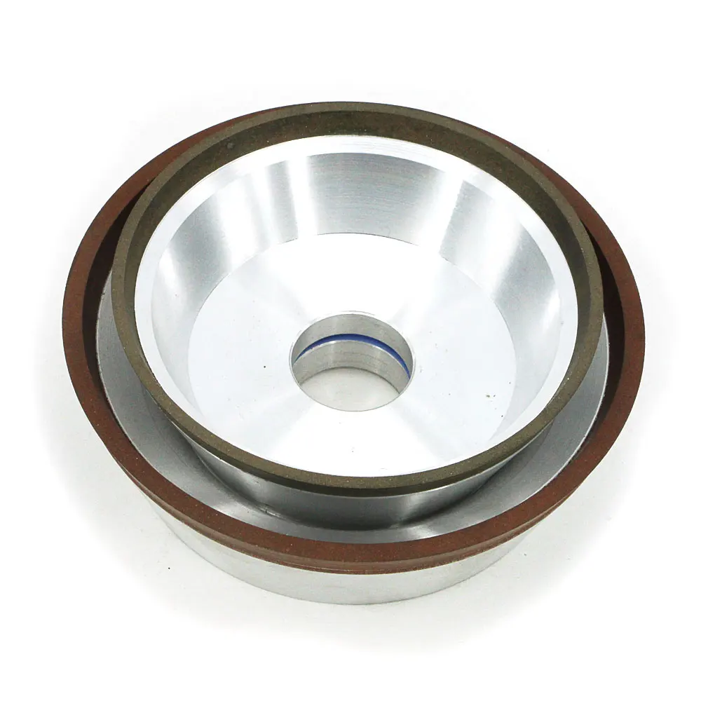 4/5/6 inch 11V9 Diamond flaring cup wet grinding wheel BW bowl shape diamond abrasive wheel for tungsten carbide sharpening R020
