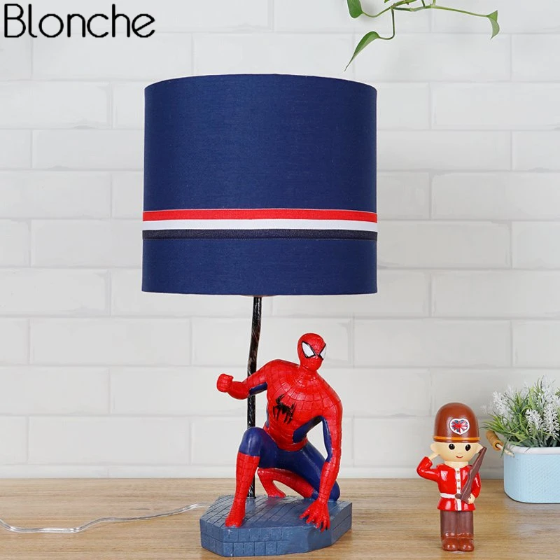 spiderman table lamp