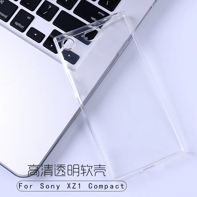 Противоударный чехол для Sony Xperia XZ1 Compact мягкий ударопрочный защитный из ТПУ G8342