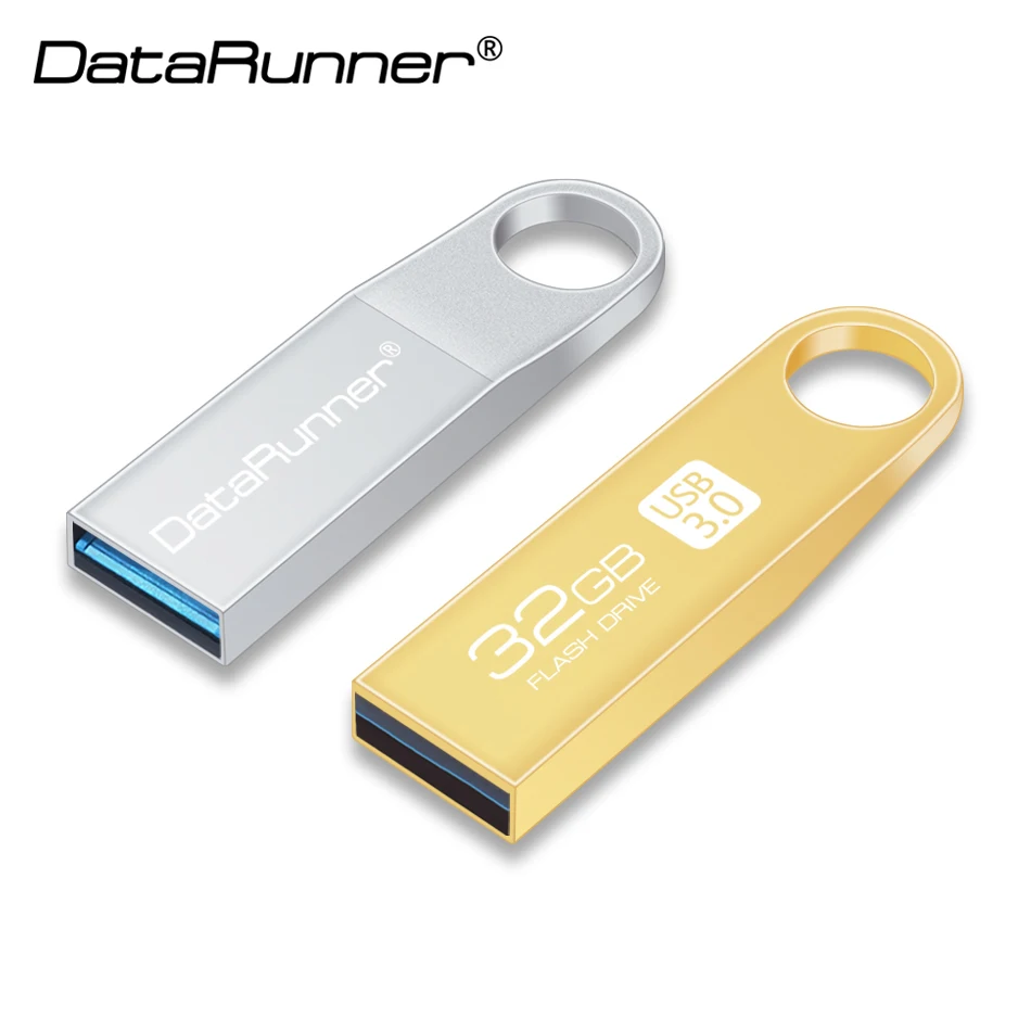 DataRunner Usb 3.0 USB Flash Drive Metal Pen Drive 8GB 16GB 32GB 64GB External Storage Pendrive USB Flash Disk free shipping