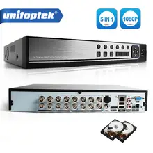 16-канальный видеорегистратор AHD DVR 1080P 16CH AHD/CVI TVI DVR 1920*1080 2MP CCTV видео Регистраторы гибридный видеорегистратор NVR HVR 5 в 1 безопасности Системы