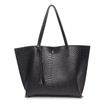 

New Style Fashion Woman Crocodile Pattern Bags Large Capacity Casual Women Shoulder Bags Casual Practical Ladies Handbags Bags