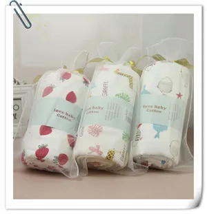 1 шт. детские пеленки 100*150 см 6 слоев одеяла для младенцев хлопок с красочным краем Мягкие Детские Банные обертывания