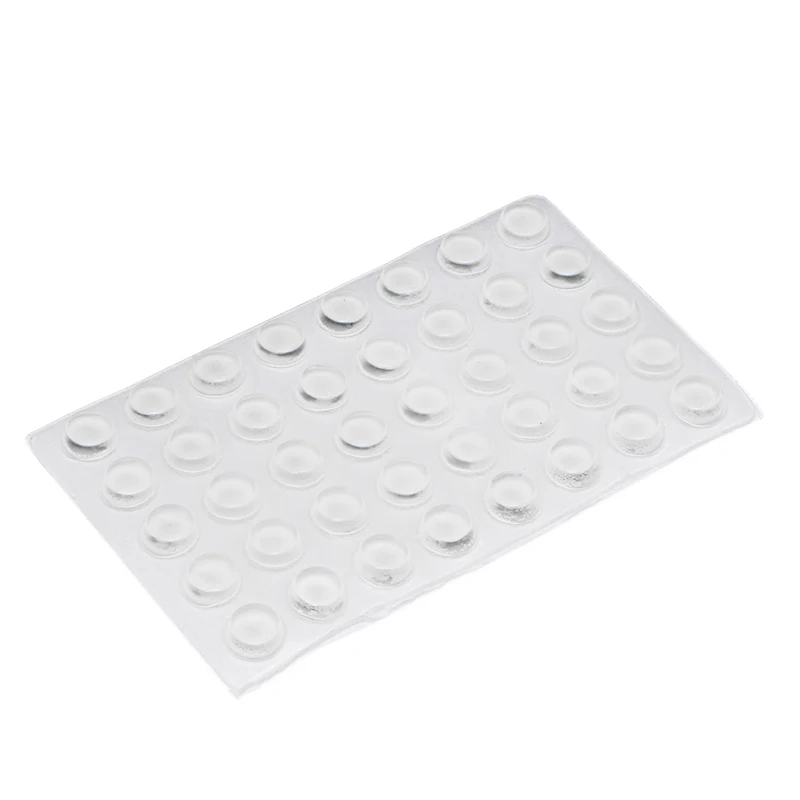 

40 Self Adhesive Silicone Rubber Cabinet Door Pad Bumper Stop Damper Cushion