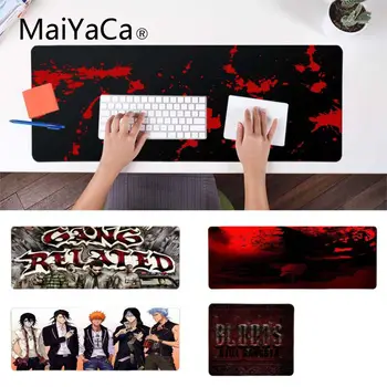 

MaiYaCa Non Slip PC Blood Gang Unique Desktop Pad Game Mousepad Laptop Gaming Lockedge Mice Mousepad