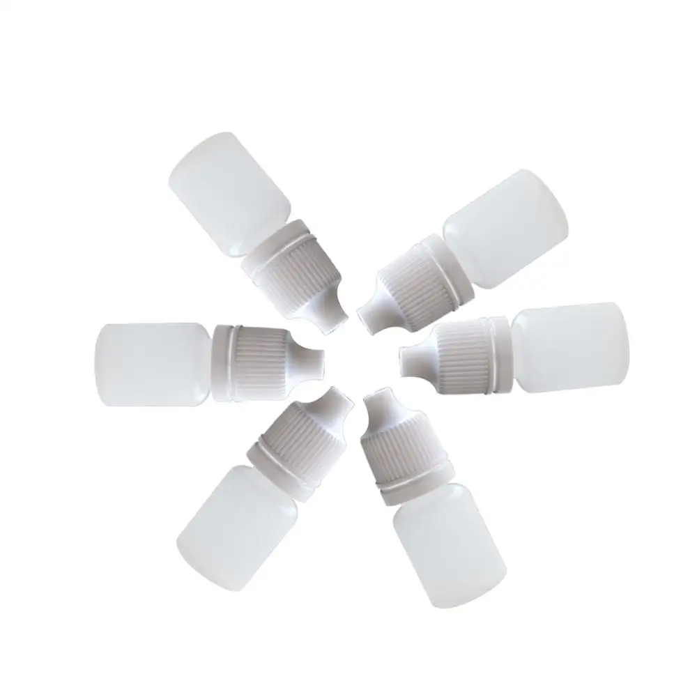 500 Pcs Portable Useful Tools Empty Plastic Squeezable Dropper Bottles Liquid Sample 5ml Translucent | Красота и здоровье