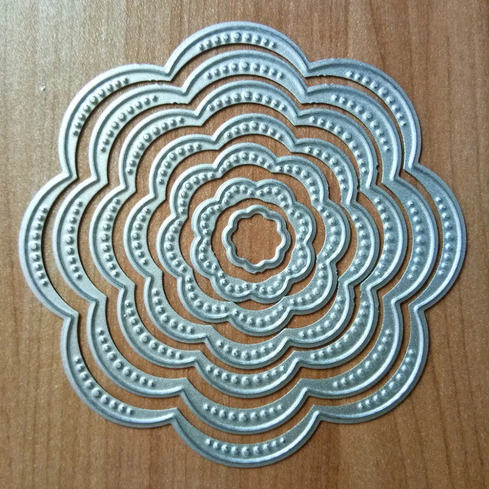 1set Metal Cutting Dies Flower Die Cut Decoration Scrapbooking Embossing Stencil DIY Album Card Craft | Дом и сад