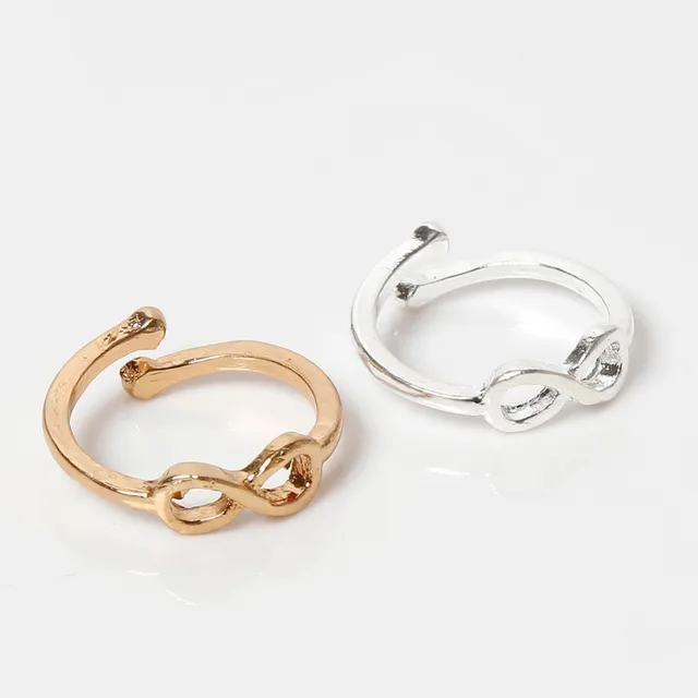 Semplice Nastro Placcato Oro Retro Dell'anello della Punta Del Piede Dei Monili Semplice Nastro Placcato Oro Retro Dell'anello della Punta Del Piede Dei Monili