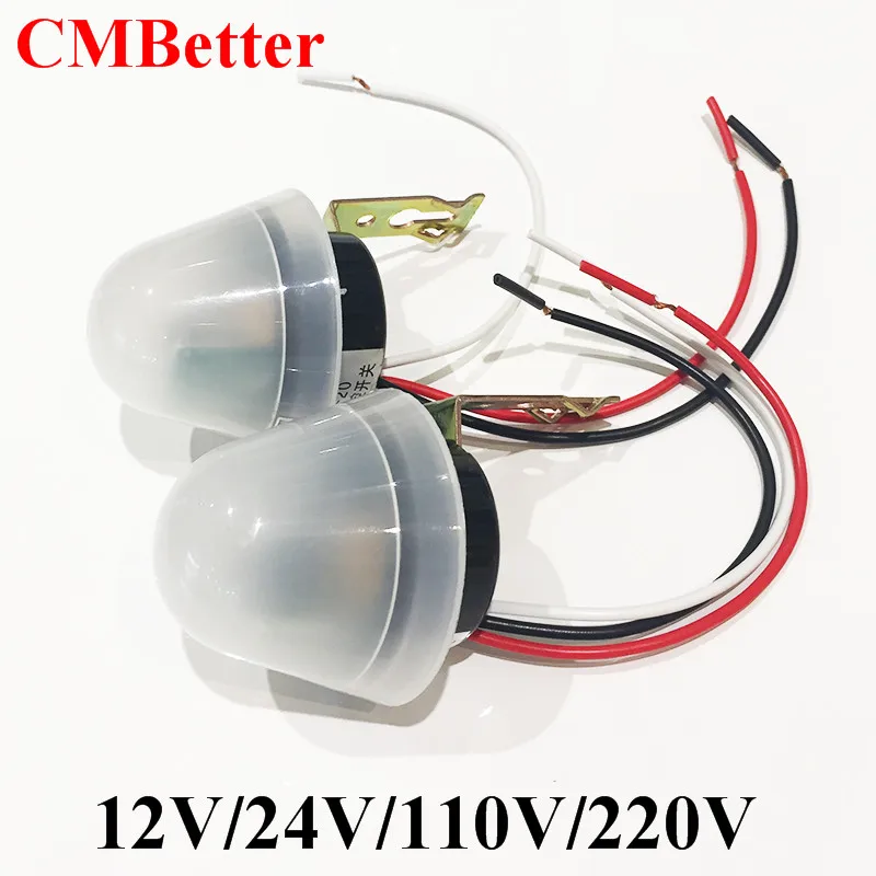 CMBetter Switch Automatic Auto On Off Photocell street Light Switch DC AC 50-60Hz 10A Photo Control Photoswitch Sensor Switch (4)