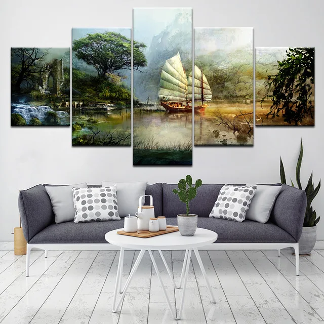 The-guild-wars-5-Piece-Wall-Art-Canvas-Print-modern-Poster-Modular-art-painting-for-Living.jpg_.webp_640x640