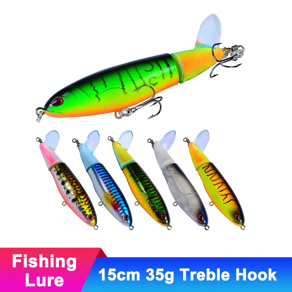 

35g 15cm Propeller Tractor Fishing Lure 15g 11cm Folating Crankbait Fish Bait Gear Treble Hook Wobblers Tackle Jig Carp Tools