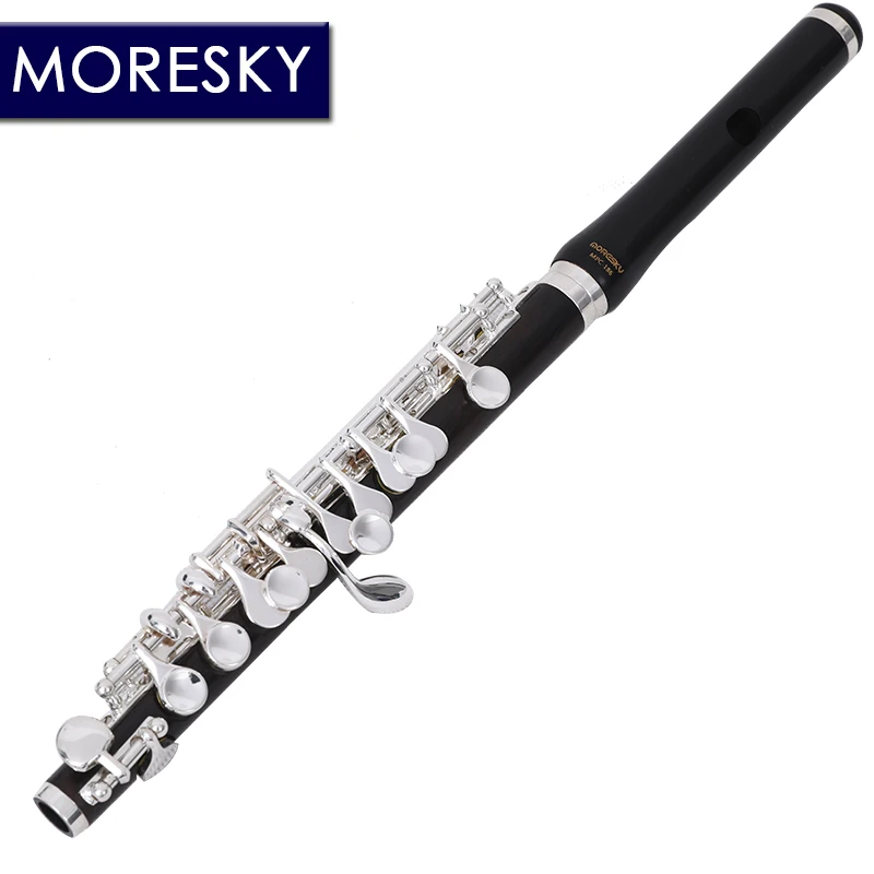 Piccolo C Key Cupronickel Half-size Flute Silver Plated Body Material Bakelite MPC-861 c key flute