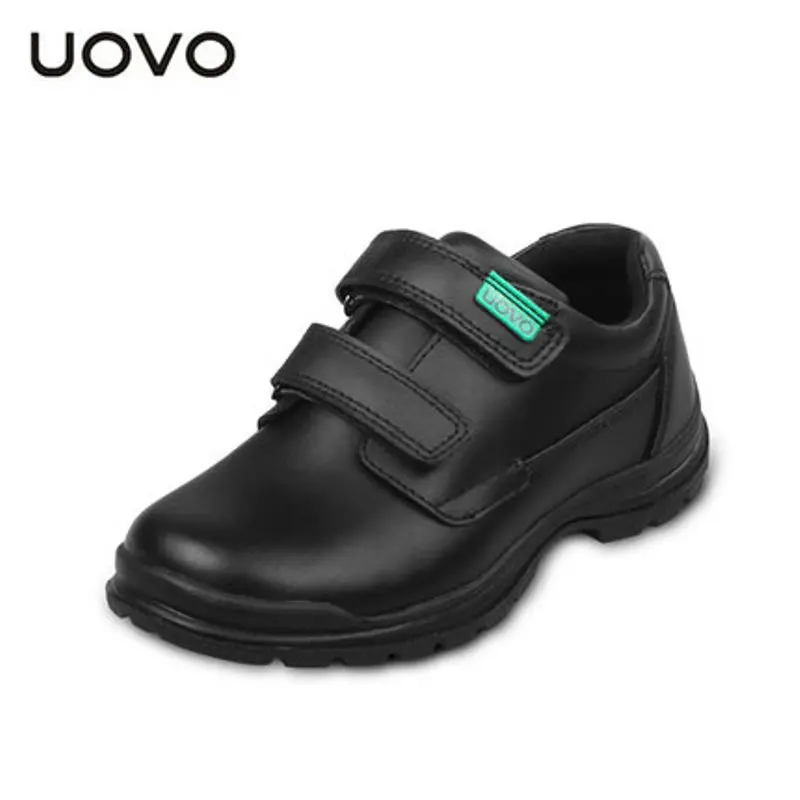 Обувь из натуральной кожи; новые детские мокасины черного цвета в британском стиле для мальчиков; детская легкая Повседневная обувь; EU30-37 эспадрильи - Цвет: Black