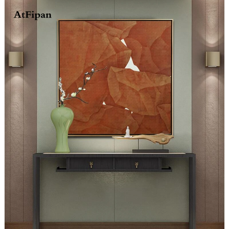 

AtFipan Unframed Nordic art print modern abstract Paintings picture Canvas Painting Canvas Art Wall Posters Drop Shipping