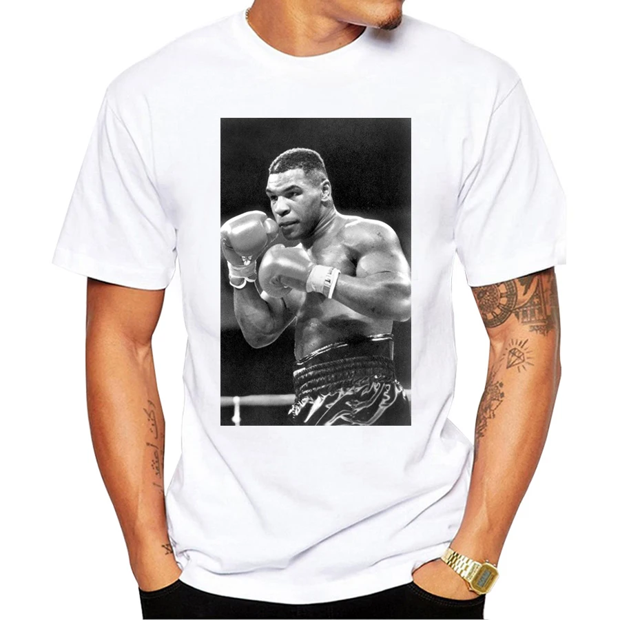 Mode Mike Tyson Poster Gedrukt Casual T 