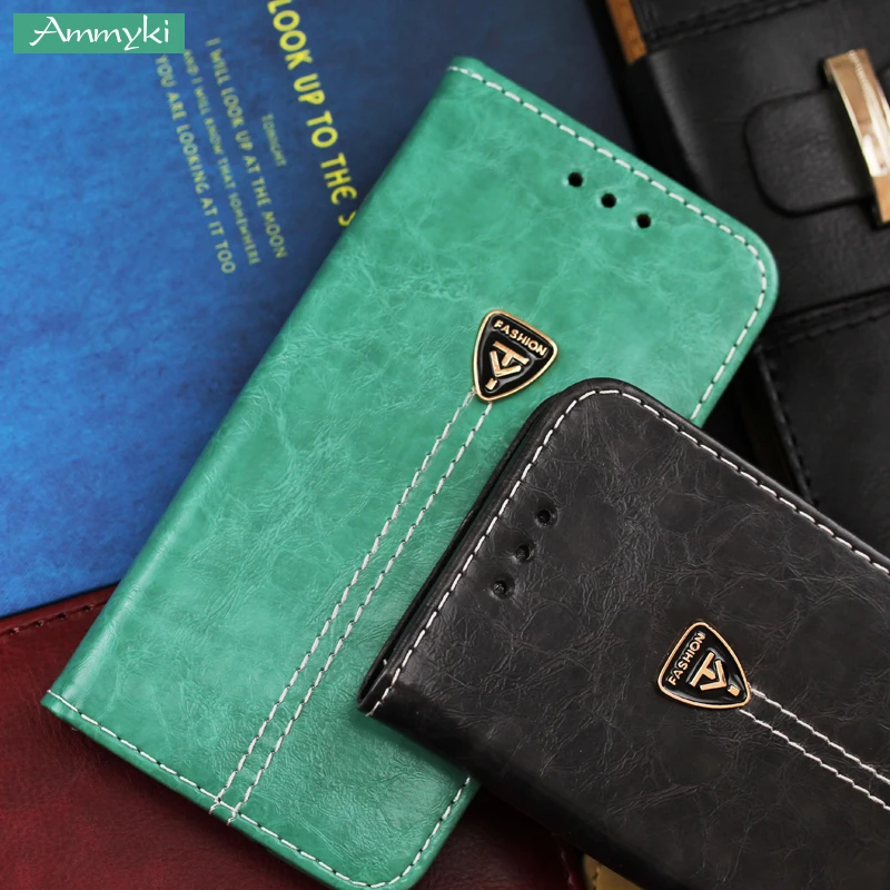 AMMYKI Popular odorless style flip leather Mobile phone back cover cases 5.0ɿor lenovo a680 case | Мобильные телефоны и