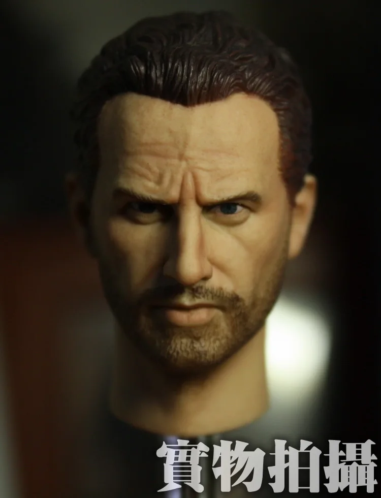 1/6 Ходячие мертвецы sherif Rick head скульптура для 12 &quotколлекционной фигурки DIY|the walking