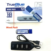 True blue mini Fight Pack 32 Гб с 58 играми/METH PACK 64 ГБ с 101 играми/CRACKHEAD PACK 64 ГБ с 101 игры для ps1 консоли