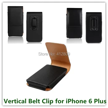 

1PCS Fashion Style Lichee Smooth Vertical Belt Clip PU Pouch Man's Style Case for iPhone 6S Plus/6 Plus High Quality Phone Bags