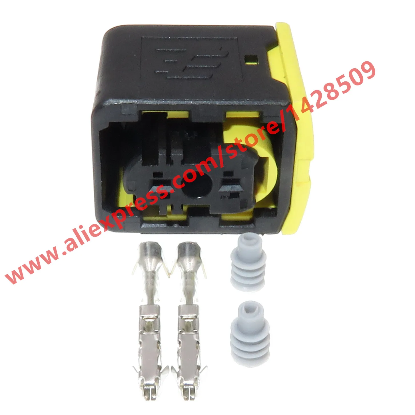 

20 Sets 2 Pin 1.5mm Car Waterproof Connector Auto Wire Harness Connector Plug 2-1418483-1