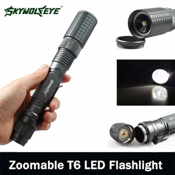 

Super Zoomable 4000 Lumen 5 Modes CREE XML T6 LED Torch Lamp Light 18650&Charger5 Mode 170125