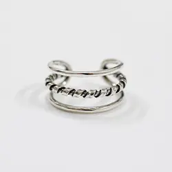 Кольца из стерлингового серебра 925 винтажное изношенное кольцо с отверстием специальный дизайн хип-хоп ювелирные изделия 2019 аксессуары
