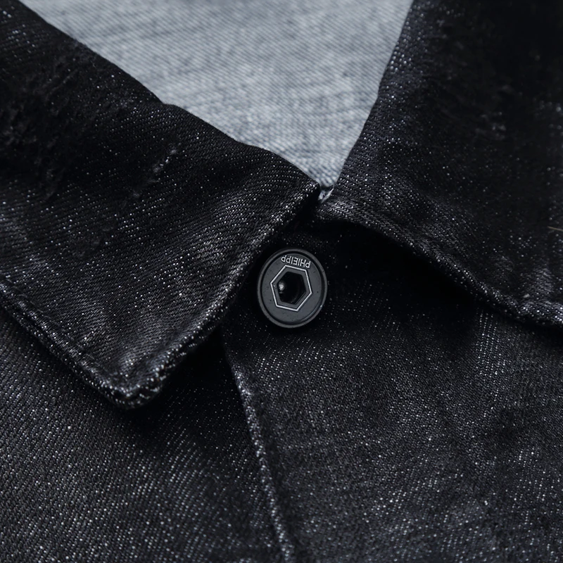 LONMMY 6XL Denim jacket for men Hip hop streetwear men jaqueta Jeans jacket mens bomber windbreaker Outerwear jaquetas masculina