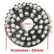 10 шт. 48 светодиодов 5 мм Инфракрасный ИК 60 градусов лампы доска 850nm осветитель для камеры видеонаблюдения