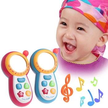 

2017 Baby Kids Learning Study Musical Sound Cell Phone Educational Mobile Toy Phone MAR1_30