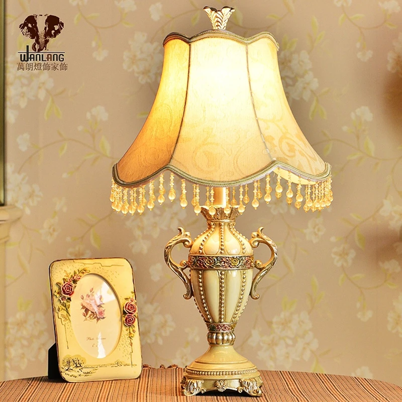  head Arts Crafts Wanlang European style bedroom bedside lamp modern creative fashion living room we - 32823876174
