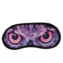 1 шт. глаз маска на лицо маска для сна с завязанными глазами тени для век Путешествия сна глаз Обложка помощи очки Nap глаз Тенты Прекрасный мультфильм животных лидер продаж