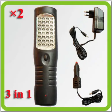 

Drop shipping 3 in 1 multifunctional rechargeable led inspection lights led work lamp trabajo lampara for emergency used