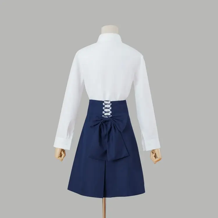 Костюм для косплея аниме Fate/Stay Night Saber Arturia Pendragon школьная форма наряд с синей юбкой