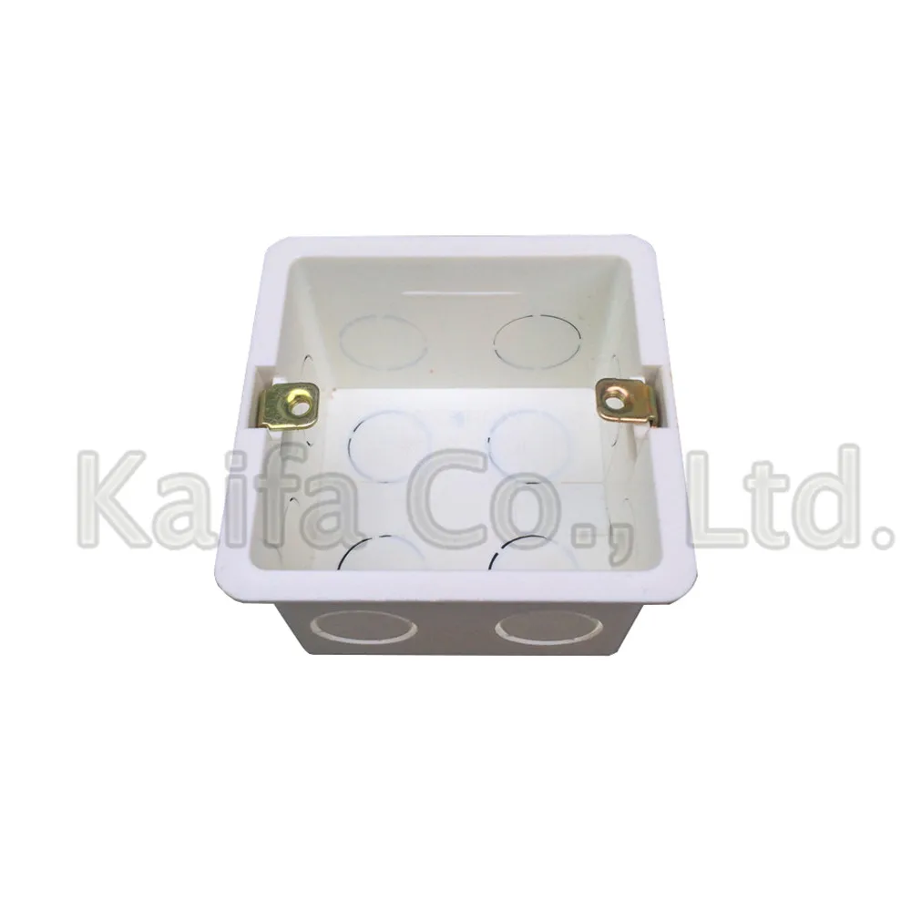 Beste 1 stks 86 Type PVC Junction Box Wall Mount Cassette Voor Schakelaar Socket Base Elektrische Apparatuur Levert 50 cm