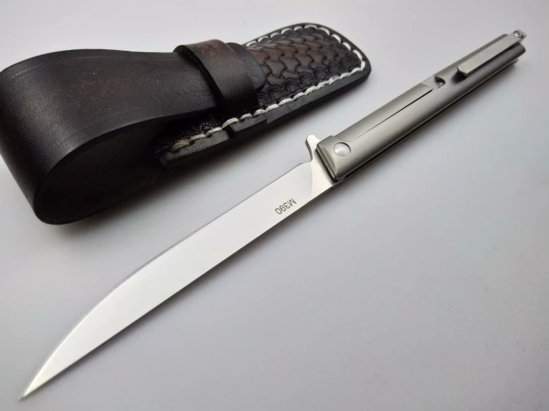 Esiwo EDC Складной нож m390 титановый из углеродного волокна Флиппер Карманный для кемпинга спасательные тактические ручки ножи спасательный подарок инструменты для выживания