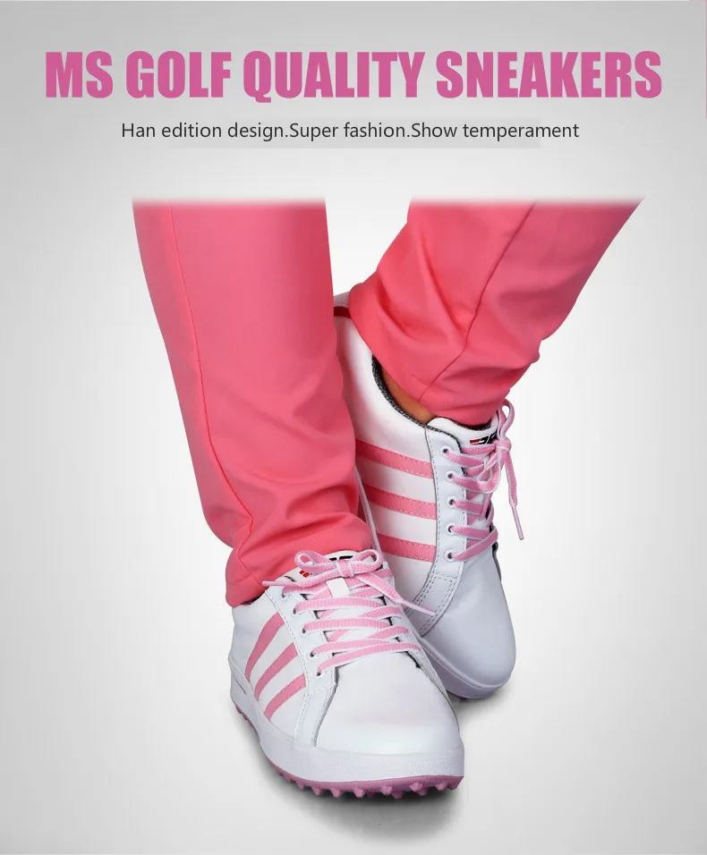 Sapatos de golfe para as mulheres à