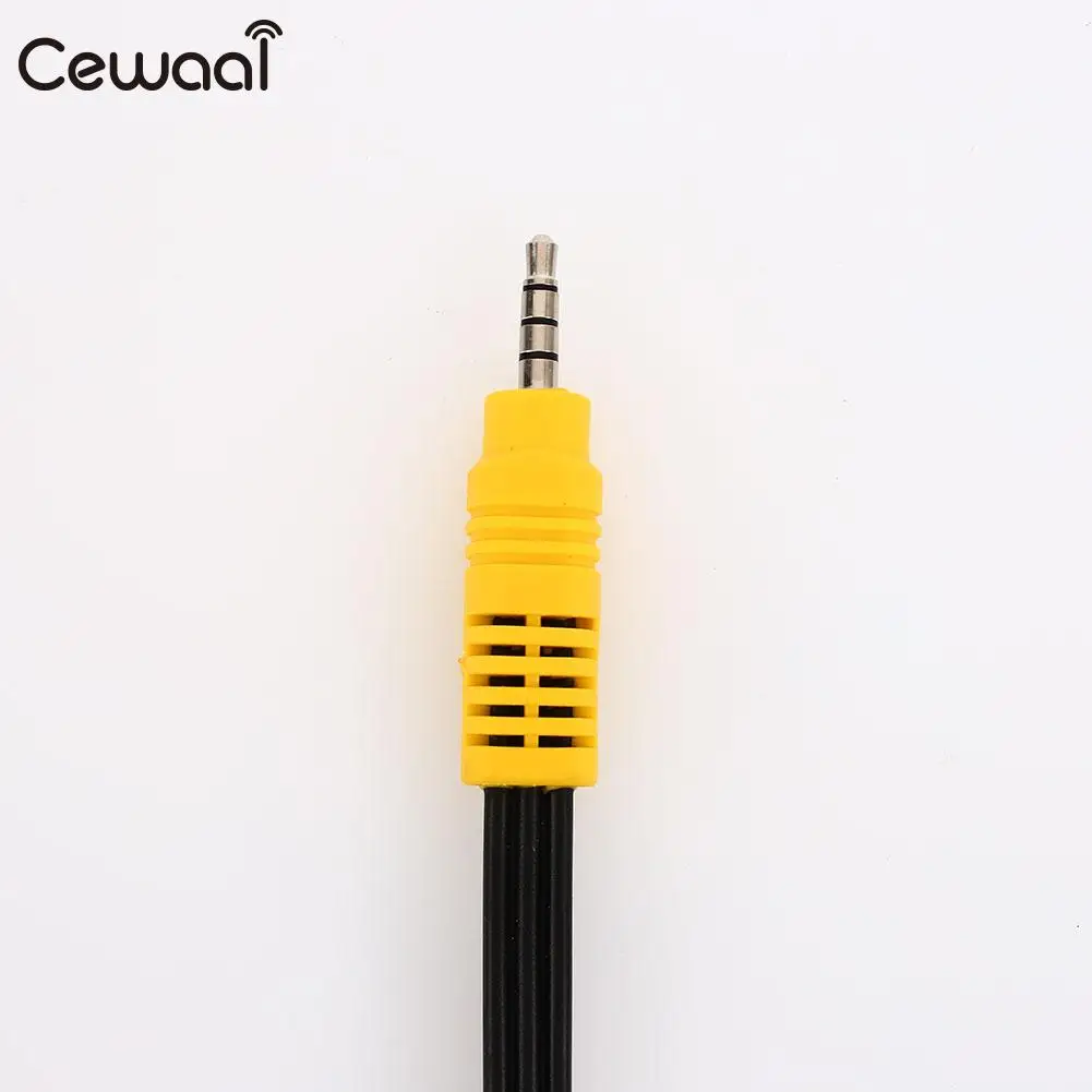 AV محول الحبل 3.5 ملليمتر إلى 3RCA رئيس الإبداعية AV محول كابل LCD العارض الذكور إلى الإناث AV محول خط 21.5 سنتيمتر