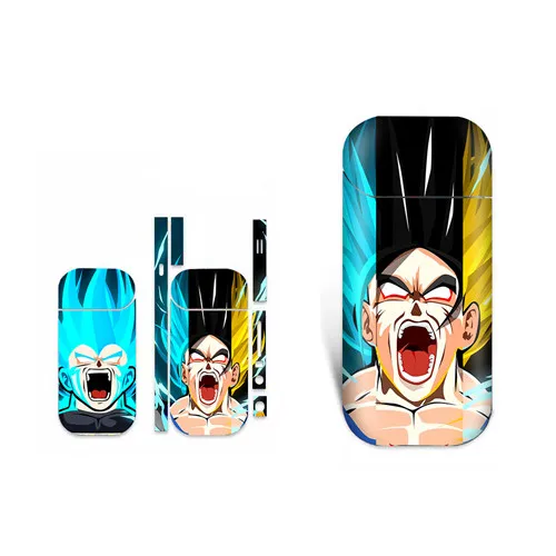 Dragon Ball супер защитный винил стикер для IQOS 2,4 Plus 2,4 p скины съемный клей декоративная переводная картинка оберточная наклейка - Цвет: YSIQOS0018
