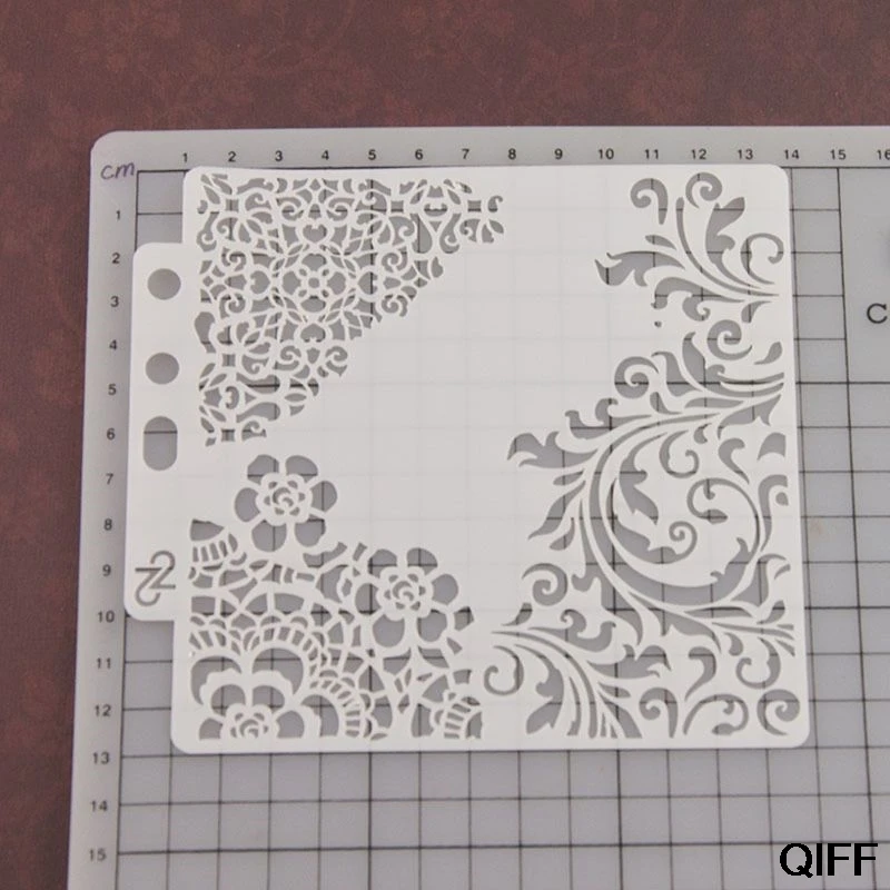 

Wholesale Flower Stencils Template Painting Scrapbooking Embossing Stamping Album Card DIY May06