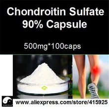 500mg*100caps 90% Chondroitin Sulfate Powder Capsule Sports Arthrosis Health Care Supplements For Men Fitness