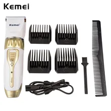 New Arrival Titanium Blade Kemei Professional Hair Trimmer Clipper Adjustable Electric Hair Clipper Cutting Machine for Men Baby