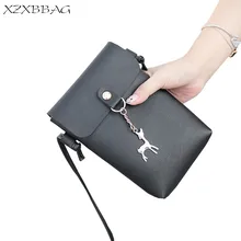 XZXBBAG Для женщин милый олень мини Курьерские сумки для девочек простота Повседневное сотовый телефон карман студентов через плечо чехол для девочек сумки на плечо