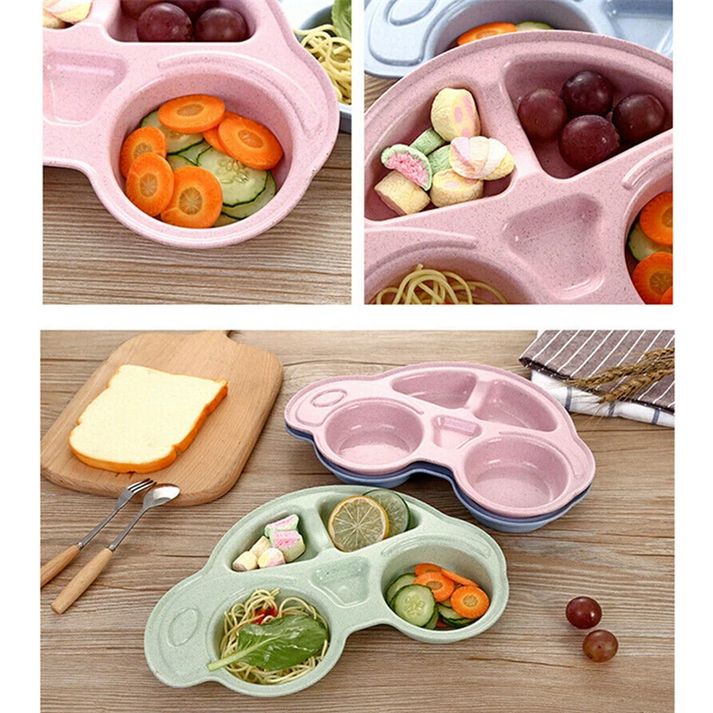 Toddler Baby Kid Dishes Tray Feeding Food Tableware Cartoon Car Food Plates Kids Children Eating Dinnerware Tableware Tray Plate Toddler Baby Kid Dishes Tray Feeding Food Tableware Cartoon Car Food Plates Kids Children Eating Dinnerware Tableware Tray Plate