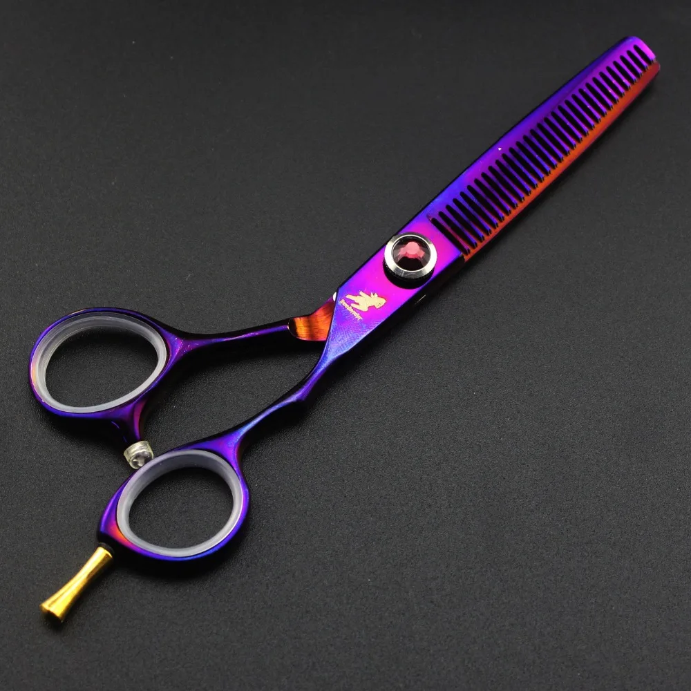 6,0 дюймов freelander фиолетовый один хвост модные стильные ножницы уникальные парикмахерские специальные ножницы прочные