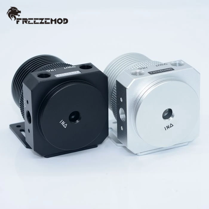 

FREEZEMOD computer water cooling D5 pump full aluminum alloy pump cover supports domestic imports pc water cooler. PJ-D5QJS